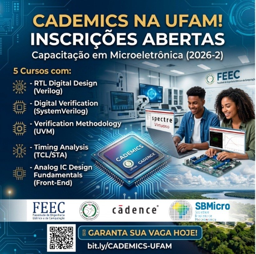 CADEMICS na UFAM &ndash; Inscri&ccedil;&otilde;es Abertas &ndash; 5 cursos no 2&ordm; semestre de 2026