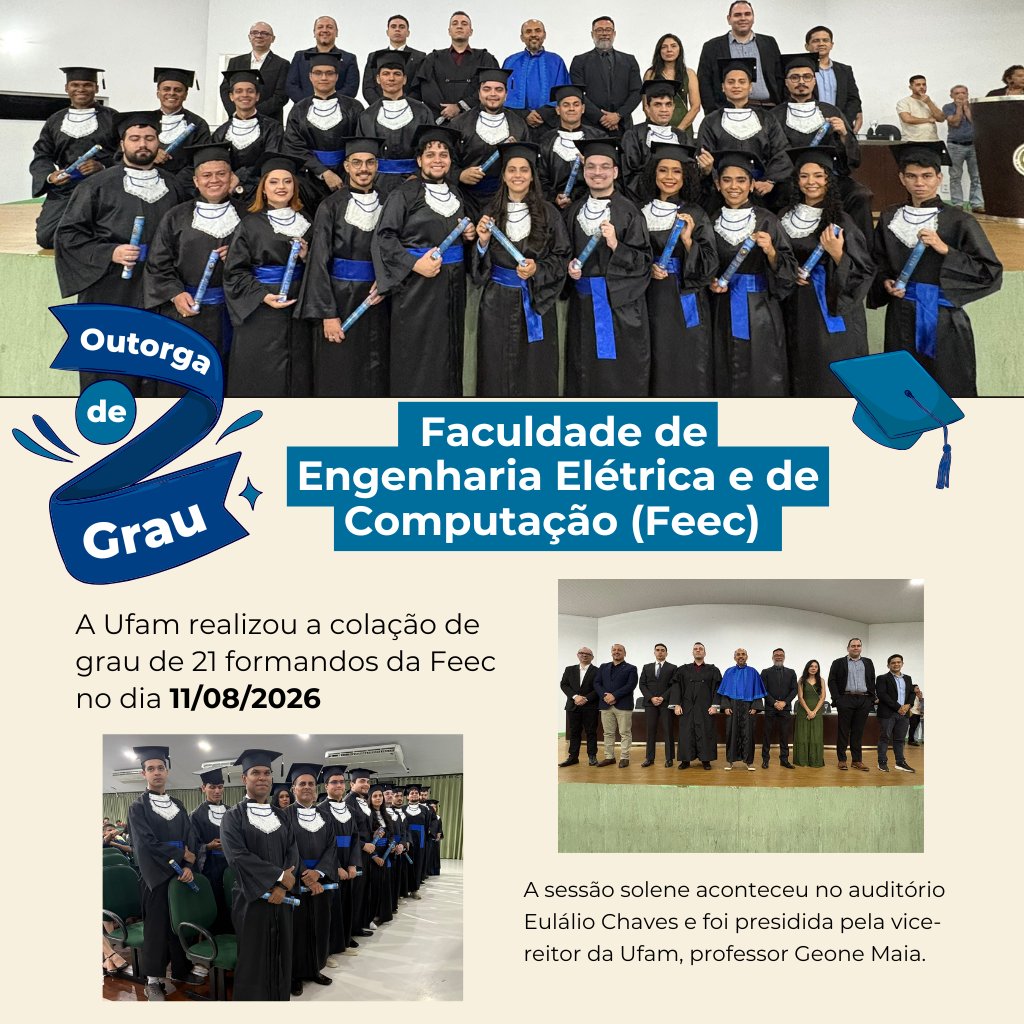 Cola&ccedil;&atilde;o de grau FEEC 2026